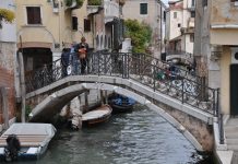 Ponte del Savio o Storto sul Rio de San Zan Degolà