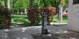 Fontana nel Parco delle Rimembranze, nell’Isola di Sant’Elena