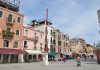 Cippo porta pennone di Rio Terà o Via Garibaldi (verso Riva dei 7 Martiri)