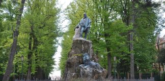 Fontana del Monumento a Giuseppe Garibaldi, nel Sestiere di Castello