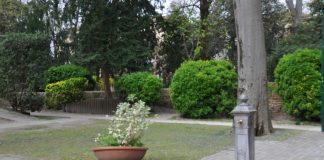 Fontana nel Parco Savorgnan, nel Sestiere di Cannaregio
