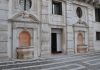 Pozzi nella corte (addossati al muro di cinta) di Cà Pesaro, nel Sestiere di Santa Croce