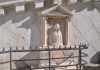 La Madonna nel tabernacolo (capitèło) ai piedi del Ponte di Rialto, in Riva del Vin, nel Sestiere di San Polo