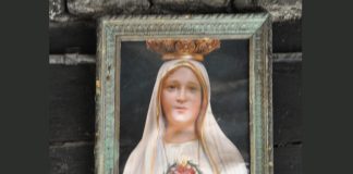 Capitello nel Sotoportego de Corte Squero Vechio, nel Sestiere di Cannaregio