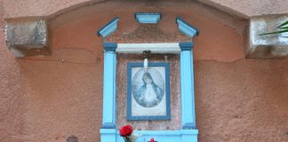 Il Cuore Immacolato di Maria, nel tabernacolo (capitèło) in Corte Michiel, nel Sestiere di Castello