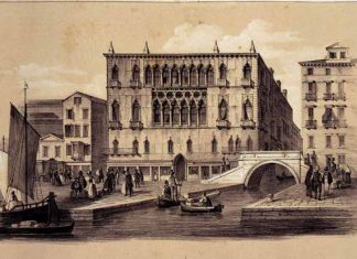 Palazzo Mocenigo Bernardo Danieli sulla Riva degli Schiavoni
