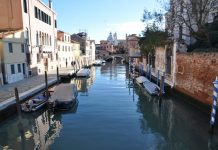 Rio dei Ognissanti, nel Sestiere di Dorsoduro
