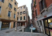 Rio dei Meloni, nel Sestiere di San Polo