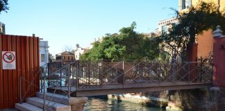 Ponte privato, sul Rio de San Vidal