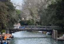 Ponte privato della Biennale, sul Rio dei Giardini