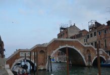 Ponte dei Tre Archi o di San Giobbe, sul Canale di Cannaregio