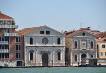 Traghetto dello Spirito Santo sul Canale de la Giudecca, va al Santissimo Redentore
