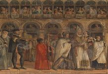 I riti della Domenica delle Palme in Basilica di San Marco, durante la Serenissima