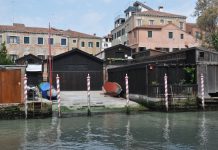Squero Fassi ora Squero Vecio delle Generali, sul Rio dei Mendicanti, nel Sestiere di Cannaregio