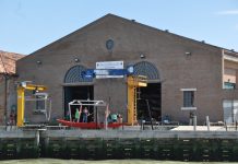 Remiera Club Ponte dei Sartori. Cantiere e sede in Calle del Capitelo a Sant’Alvise, nel Sestiere di Cannaregio
