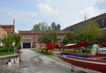 Associazione Canottieri Giudecca ASD. Cantiere e sede in Fondamenta Ponte Longo, nell’Isola della Giudecca