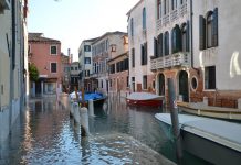 Il fenomeno dell’acqua alta nella Laguna Veneta