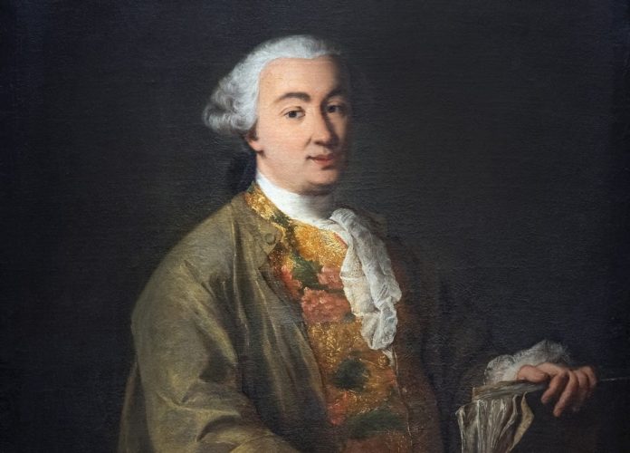 Alessandro Longhi - Ritratto di Carlo Goldoni (c 1757) Ca Goldoni Venezia