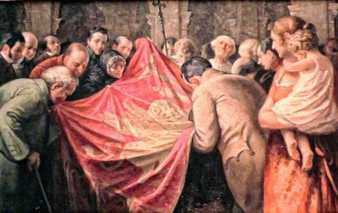 Giuseppe Lallich Giuramento di Perasto, Opeine (Spalato) 1867 - Roma 1953