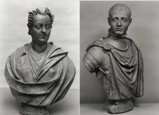 I busti in terracotta del Vittoria, di Palazzo Zorzi Marinella Carreggiani Liassidi