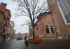 Il cimitero dei trentini della Valle di Ledro, all’esterno della Chiesa dei Santi Giovanni e Paolo