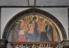 Il sepolcro di Francesco Dandolo e la lunetta della Vergine col Bambino di Paolo Veneziano, nella Chiesa di Santa Maria Gloriosa dei Frari