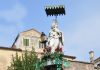 La Madonna col Bambino, statua in Salizada Santa Giustina, nel Sestiere di Castello