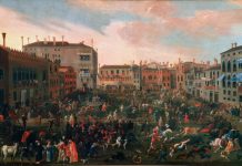 Una Caccia dei Tori in Campo San Polo nel 1518