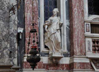 Le Sibille, nel Presbiterio della Chiesa di Santa Maria di Nazareth vulgo degli Scalzi
