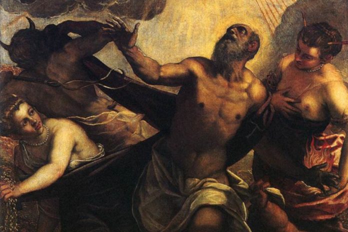 Jacopo Tintoretto Le tentazioni di Sant'Antonio