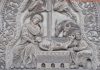 La Natività nella lunetta della Porta dei Fiori della Basilica di San Marco