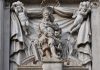 Le statue dei Barbaro sulla facciata della Chiesa di Santa Maria del Giglio vulgo Santa Maria Zobenigo