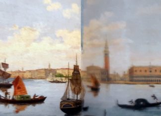 Il diorama “Panorama di Venezia”, del 1887, del pittore e decoratore Giovanni Biasin