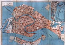 La mappa di Venezia, del 1900 ca.