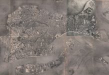 Il fotopiano di Venezia, del 1911, realizzato per mezzo di un pallone areostatico