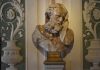 I busti dei “bravi” nel “portego”, del primo piano nobile, del palazzo Querini Stampalia