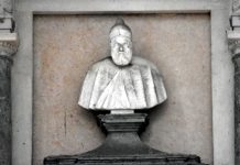 Monumento funebre con busto a Leonardo Donà, nella Chiesa di San Giorgio Maggiore