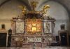 La reliquia del prezioso sangue di Gesù Cristo, nel tabernacolo santuario della Chiesa di Santa Maria Gloriosa dei Frari