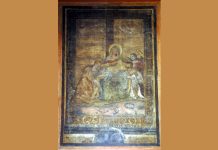 La Deposizione di Gesù Cristo, affresco nel Fontego dei Tedeschi