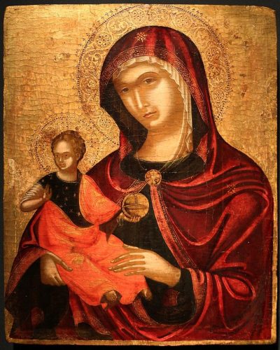 Nikolaos tza fouris (attr.), madre della consolazione, creta 1490 ca