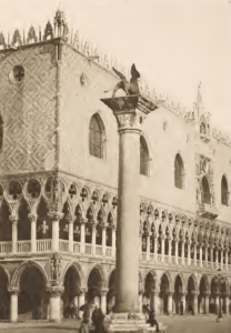 La colonna di San Marco in Piazzetta