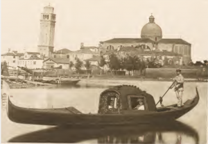Una gondola nel bacino San Marco