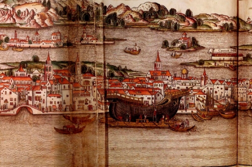 Map of Venice, 15th century m1
