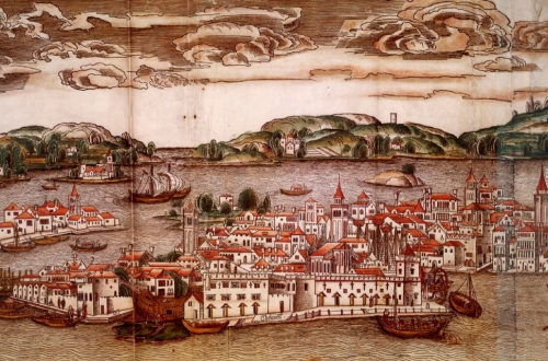 Map of Venice, 15th century m4