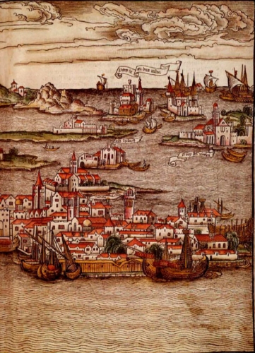 Map of Venice, 15th century m5